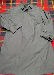 Chaqueta gabardina gris forro de alpaca extraíble Campus para todo clima talla 38 de colección - Imagen 1 de 6