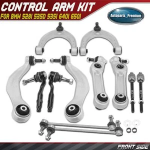 12Pcs Front Control Arm&Ball Joint Assembly Sway Bar Link for BMW 528i 535d 535i - Picture 1 of 10