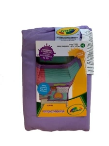 Crayola Hearts Standard Pillow Sham Purple 20x26 - Picture 1 of 1