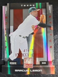 MARCUS LEMON 2008 DONRUSS ELITE STATUS ROOKIE #193 TEXAS RANGERS SERIAL #41/75 - Picture 1 of 2