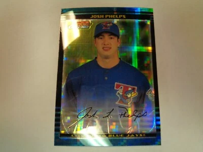 2002 Bowman Chrome Xfractor Josh Phelps Card #341 Serial #152/250 - Image 1 of 2