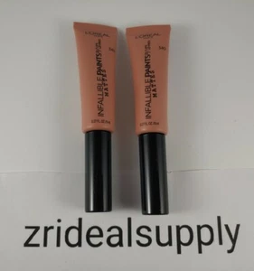 L'OREAL INFALLIBLE PAINTS LIP COLOR 340 SKINNY DIP NEW 2PACK COMES IN ORGINALBOX - Picture 1 of 2