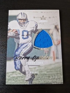 Barry Sanders 2019 Panini Luminance Football Patch Card NFL Lions - Picture 1 of 2
