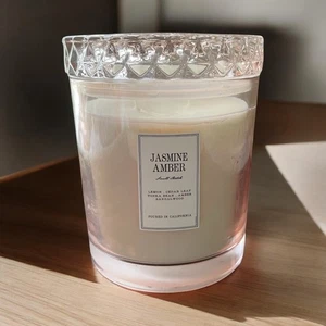 Leoben Company Jasmin Bernstein Kerze mit Facettenschliff Top 18,5 Oz. - Bild 1 von 2