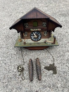 Hubert Herr Original Black Forest Cuckoo Clock Made in Germany - Picture 1 of 10