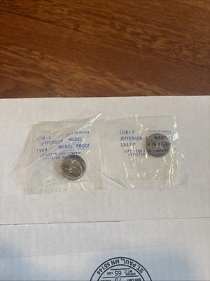Littleton Coin Jefferson Nickel Lot (1943P 40% Silver & 1964 Proof) uncirculated - Image 1 of 4