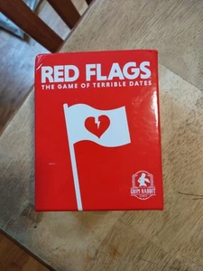 Red Flags the game of terrible dates by Grim Rabbit 3-20 players card game - Picture 1 of 3