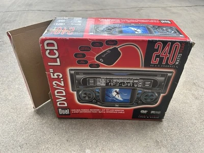 DUAL XDV8125 CD RECEIVER WITH BUILT-IN TV TUNER AND SCREEN *CLASSIC* - Image 1 of 4