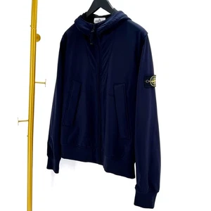 Stone Island Softshell-Hoodiejacke Navy 60402787 - Picture 1 of 9