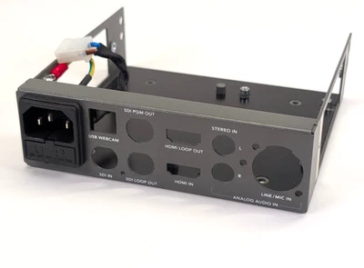 Blackmagic Web Presenter Bottom Case w/ AC Power Inlet Assembly – OEM Part - Image 1 of 4
