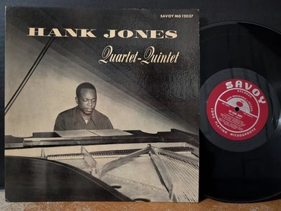 Hank Jones ‎– Quartet-Quintet Savoy Records Mono RVG Donald Byrd Kenny Clarke LP - Image 1 of 3