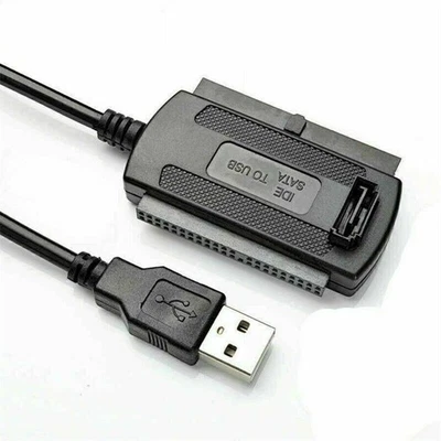 For 2.5 3.5'' Hard Drive Disk PATA/SATA/IDE To USB 2.0 Adapter Converter Cable - Image 1 of 4