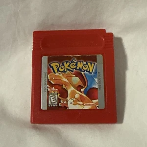Original Pokemon Rojo Gameboy Juego Auténtico Solo Cartucho. Probado y juega! - Imagen 1 de 4