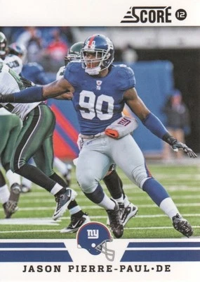 2012 Score Glossy #36 Jason Pierre-Paul - FB - Image 1 of 2