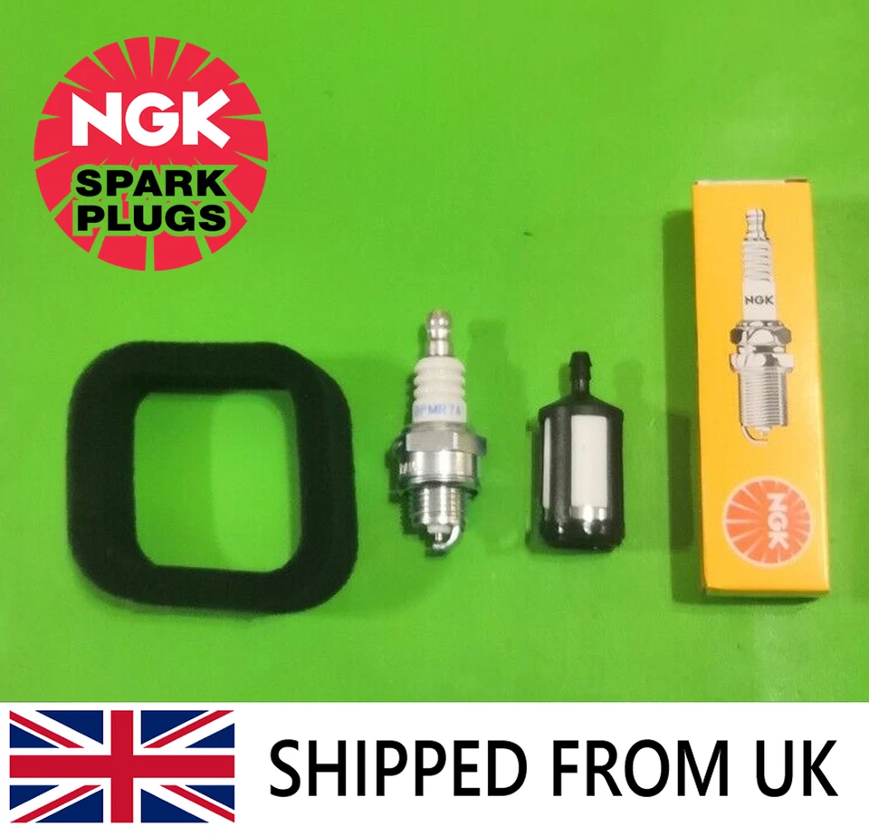 NGK WEBB WEBC26 Service Kit BPMR7A Spark plug Air Filter Strimmer