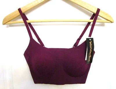 Bralette Wonderbra - Pequeño E0477 91U Púrpura - Tazas Extraíbles - Nuevas Etiquetas Originales Foto 1 de 4