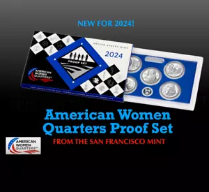 **Vorverkauf** 2024 American Women Quarters Proof Set / 3rd Year / From U.S. Mint** - Bild 1 von 11