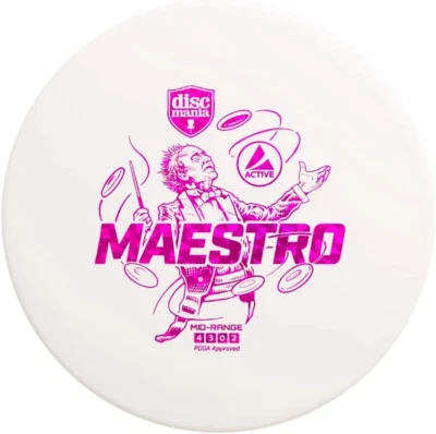 Discmania Maestro - Active Baseline - 4 Speed Stable Disc Golf Approach/Midrange - Image 1 of 3
