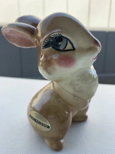WALT DISNEY THUMPER THE RABBITS GIRLFRIEND  GOLD SEAL 1940’S AMERICAN POTTERY - Picture 1 of 12