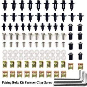 Motorcycle Fairing Bolts Kit Fastener Clips Screw For 2006-2011 Yamaha FZ1N - Picture 1 of 9