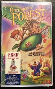 Once Upon A Forest VHS (Fox Video 1993) Factory Sealed with Watermarks - Imagen 1 de 9