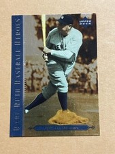 Babe Ruth ~ 1995 Upper Deck "Babe Ruth Baseball Heroes" #80  HoloFoil  INSERT