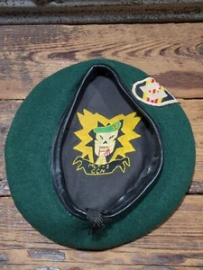 Vintage Special Forces Green Beret Vietnam War MLT-1 CCN Custom Skull Flash Cap - Picture 1 of 8