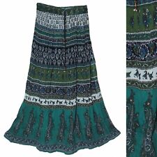 Size XS To L Indian Ethnic Long Maxi Skirt For Women Retro Hippie Gypsy Boho P35
