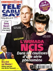 Mag TELE CABLE 2009: MARK HARMON_PAULEY PERRETTE_TONY PARKER_DANY BRILLANT - Bild 1 von 3