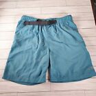 The North Face Belted Shorts Mens Size Small Blue Swim Trunks Surf Hiking Fishin