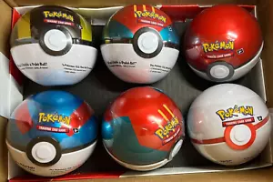 Q3 Poke Ball Tin - Series 9 - Pokémon TCG - Brand New Sealed Case - 6 Balls - Foto 1 di 1