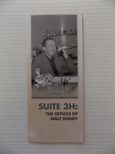 Brochure Walt Disney Offices Walt Disney Studio Archives Burbank CA HTF RARE