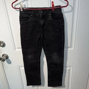 LEVI  511 Black  Boys JEANS  24x25 Stretch Denim Pants Slim - Picture 1 of 20