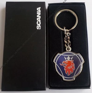 Llavero Oficial Scania Griffin Logotipo Grueso Esmalte Metal Llavero Nuevo REGALO - Imagen 1 de 4