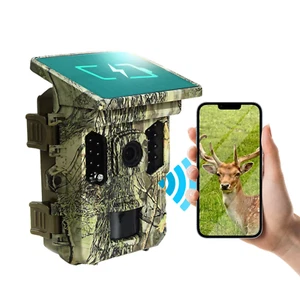 Remotely Accessible (WiFi/BT) Solar Power Wilderness Camera with Night Vision - Picture 1 of 5