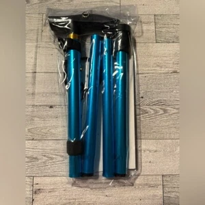 Cane Walking Stick Adjustable Folding walking Aluminum Collapsible Travel Hiking - Picture 1 of 2