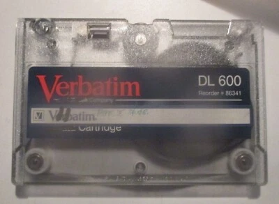 Verbatim Data Cartridge Tape Magnetband DL 600 60 Mbytes Datensicherung - Bild 1 von 2