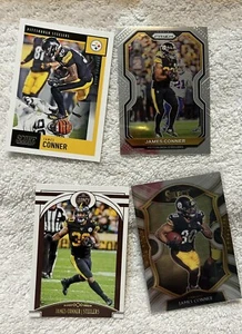 Panini Lot of 4 Pittsburgh Steelers James Conner Football Cards (Z1) - Picture 1 of 2