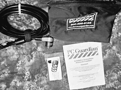PC Guardian Locking Laptop Notebook Computer Security Cable Carry Bag Pre-owned - Image 1 of 4