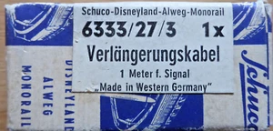 Schuco Disneyland Monorail 6333/27/3; Verlängerungskabel, wie neu in OVP/W297 - Bild 1 von 1