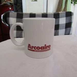 ARCOAIRE Air Conditioning Cooling & Heating Advertising Coffee Cup NOS - Picture 1 of 5
