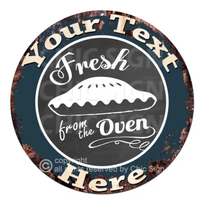 CP-0183 ANY NAME'S Custom Personalized Fresh Bakery Metal Sign Decor Gift idea - Image 1 of 2