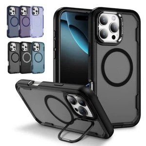 Per Apple iPhone 16 Pro Max 15 14 13 12 custodia magnetica antiurto con supporto IT - Foto 1 di 24