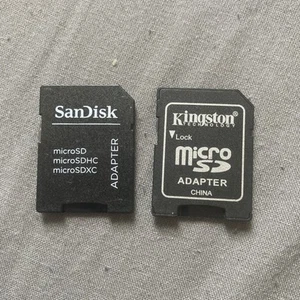 2 x MICRO SD Card Adapter SDHC SDXC MEMORY CARD ADAPTOR CONVERTER (Untested) - Picture 1 of 2