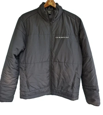Chaqueta acolchada Oakley Custom Fit negra grande para hombre  Foto 1 de 4