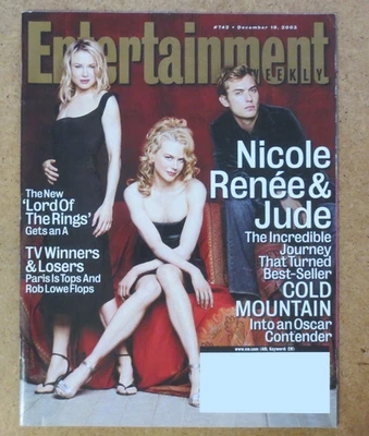 EW Magazine - Renee Zellweger - NICOLE KIDMAN - Jude Law - Jackie Collins - Image 1 of 4