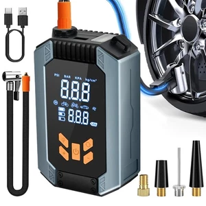 Cordless Electric Car Tyre Inflator Pump Portable Tire Air Compressor Pump 12V - Picture 1 of 16