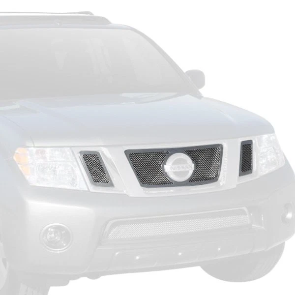 For Nissan Pathfinder 08-12 Main Grille 3-Pc Upper Class Series Polished Formed - Image 1 of 3