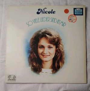 Nicole Autogramm signed LP-Cover "So Viele Lieder Sind In Mir" Vinyl - Bild 1 von 3