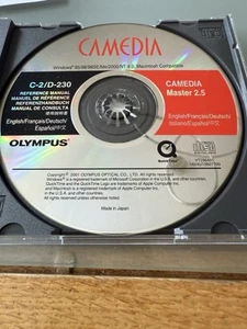 Olympus Camedia Master 4.1 Camera Software CD Windows 98/98SE/Me/2000/XP Mac OS - Picture 1 of 1